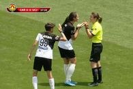 Faza controversată în finala Cupei României la fotbal feminin » Proteste după un gol anulat
