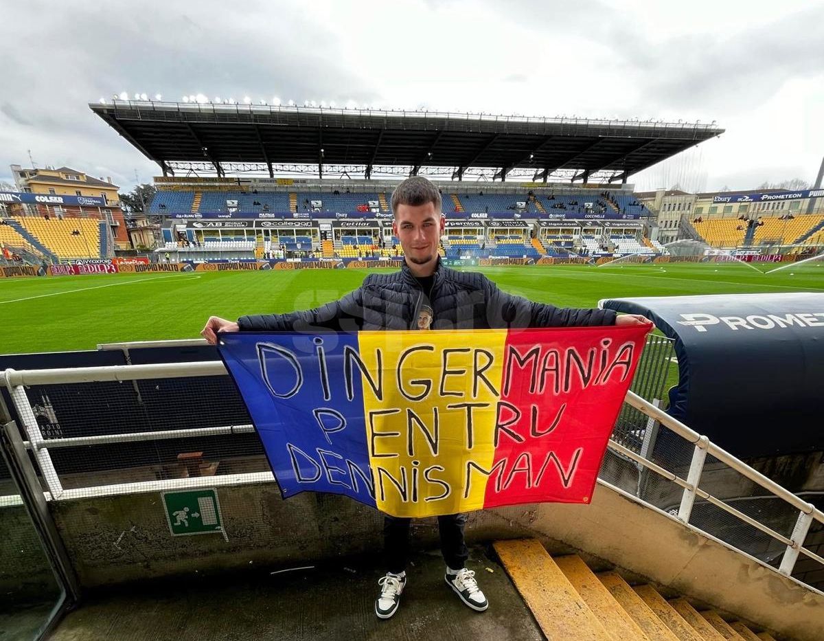 Pasiunea fără limite » Și l-a tatuat pe Dennis Man pe picior, a luat masa cu „tricolorul” și i-a adus un cadou special în cantonament: „E făcut la comandă. Uite!”