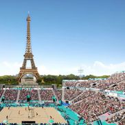 „Eiffel Tower Stadium”, una dintre atracțiile de la Jocurile Olimpice / Sursă foto: volleyballworld.com