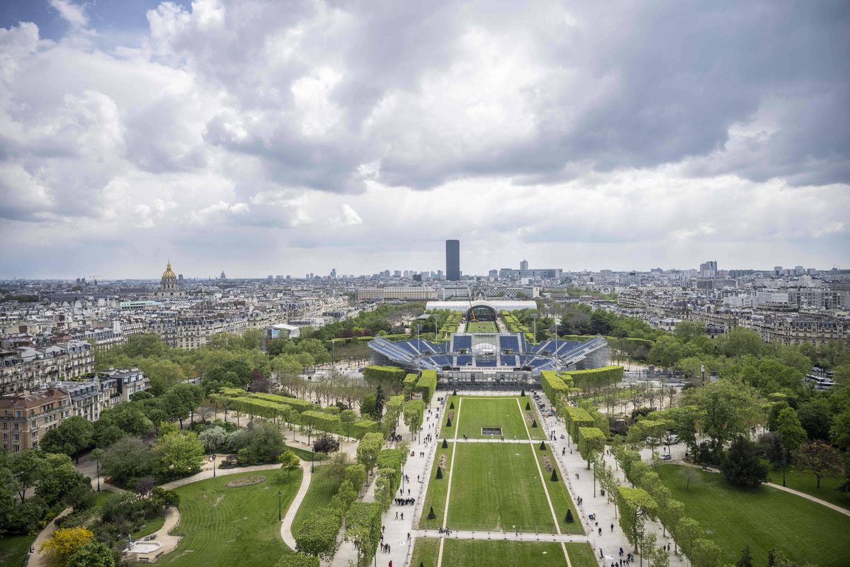 „Eiffel Tower Stadium”, arena de 13.000 de locuri amenajată lângă Champ de Mars » Va fi una dintre atracțiile de la Jocurile Olimpice