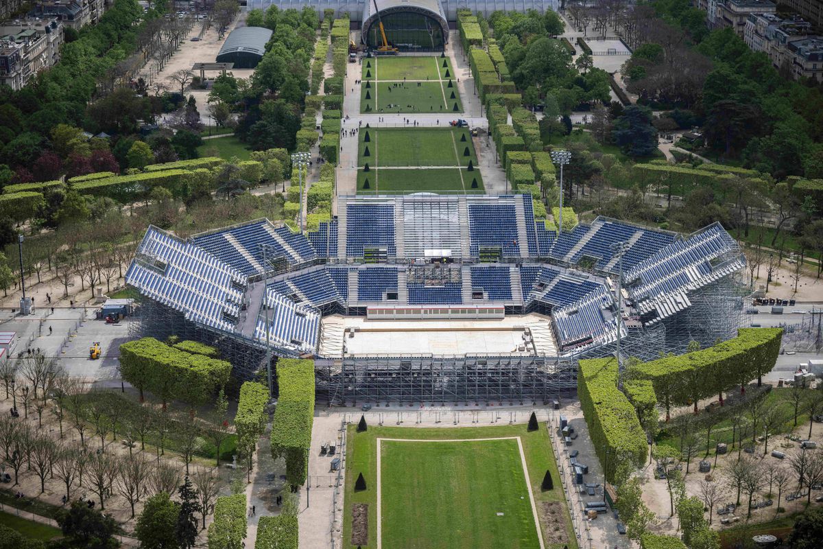 „Eiffel Tower Stadium”, arena de 13.000 de locuri amenajată lângă Champ de Mars » Va fi una dintre atracțiile de la Jocurile Olimpice