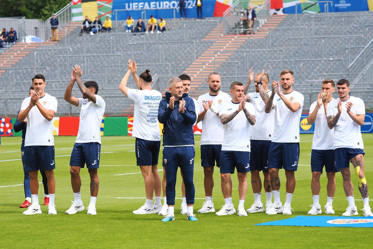 România, primul antrenament în Germania