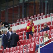 Daniel Pancu, în tribune la Italia U21 - România U21 / Foto: Ionuț Iordache GSP