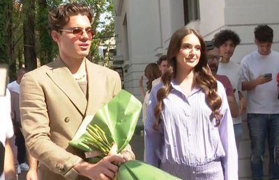 Prima apariție publică a lui Ianis Hagi împreună cu soția însărcinată