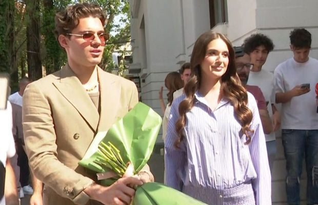 Prima apariție publică a lui Ianis Hagi împreună cu soția însărcinată