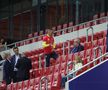 Daniel Pancu, în tribune la Italia U21 - România U21 / Foto: Ionuț Iordache GSP