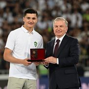 Abdukodir Khusanov, fundașul lui Manchester City, premiat de președintele Uzbekistanului