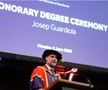 Pep Guardiola, onorat cu titlul de doctor honoris causa de Universitatea din Manchester