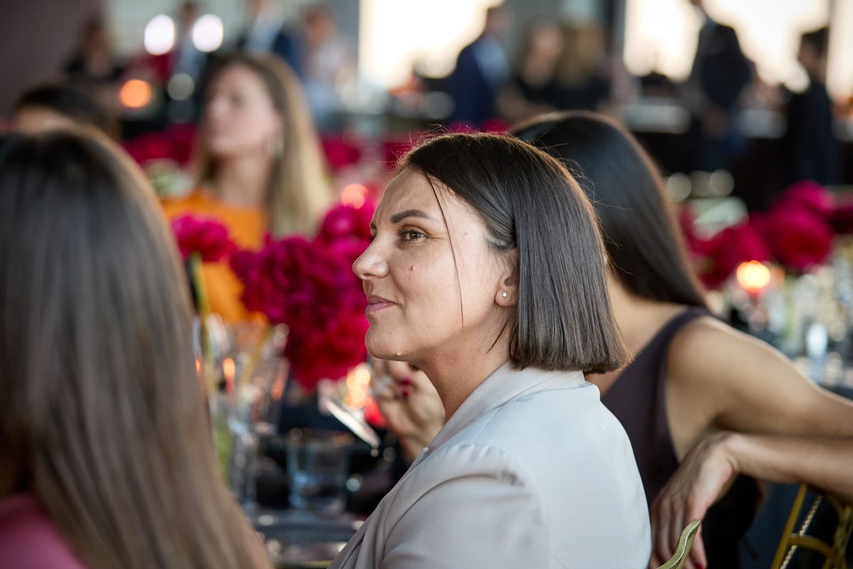 Cristina Neagu, imagini de la Dinner BRD