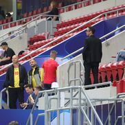 Daniel Pancu, în tribune la Italia U21 - România U21 / Foto: Ionuț Iordache GSP