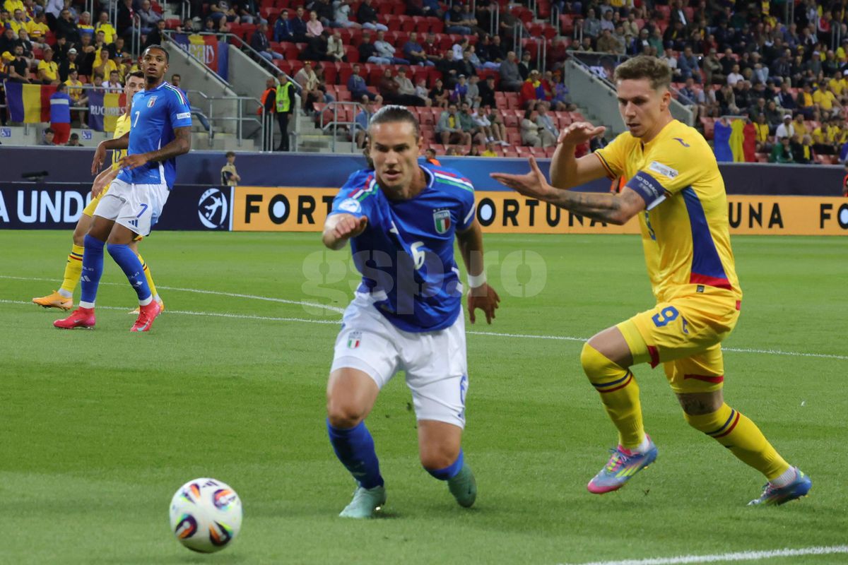 Italia U21 - România U21 1-0. Scuzele lui Louis Munteanu pentru ratarea de la punctul cu var: „Am stat aproape 6 zile fără antrenamente”