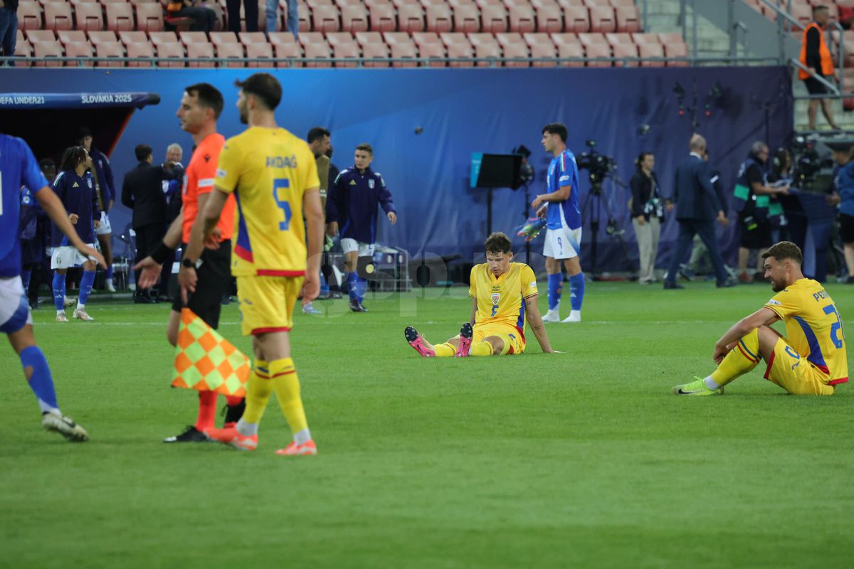 „Tricolorii” mici, consolați de mame și de iubite după eșecul la limită în fața Italiei