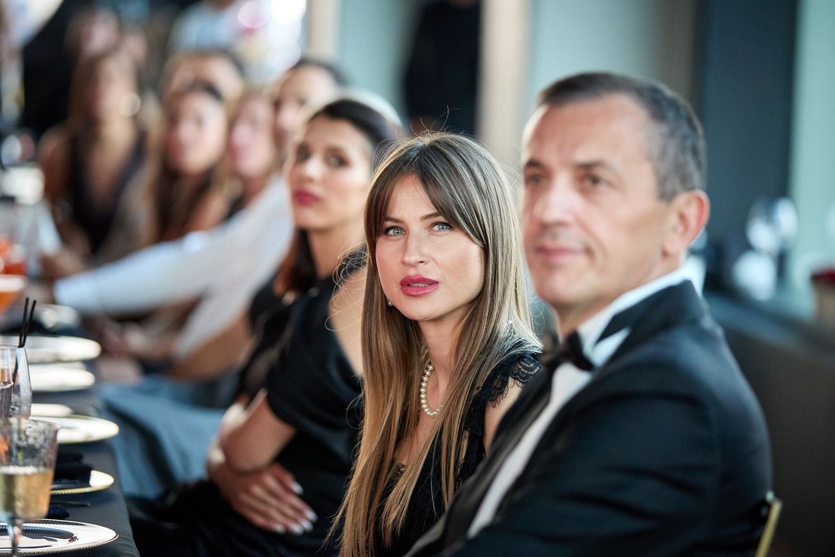 Cristina Neagu, imagini de la Dinner BRD