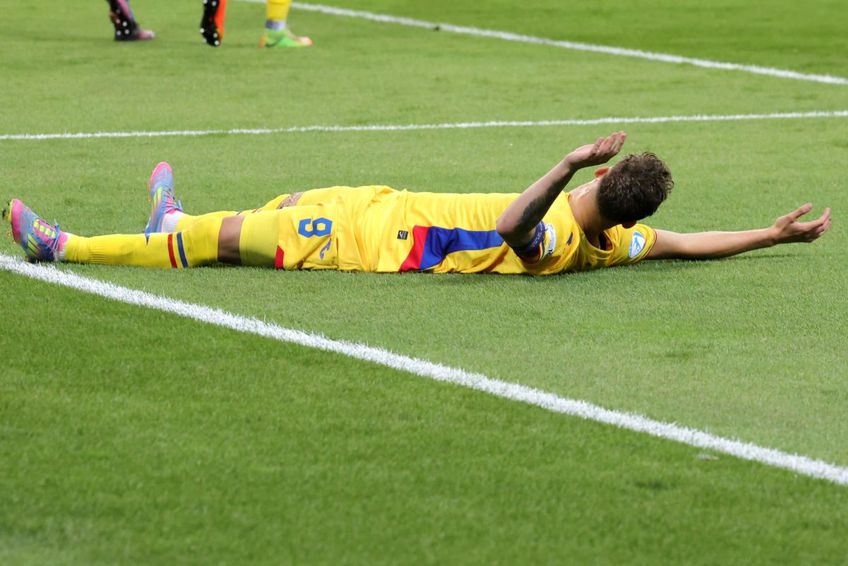 Louis Munteanu a ratat de la punctul cu var în Italia U21 - România U21 // foto: Ionuț Iordache (GSP)