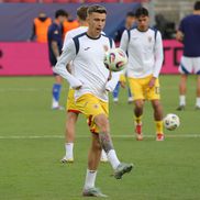 Oficialii FRF, în frunte cu Răzvan Burleanu, la Italia U21 - România U21 // foto: Ionuț Iordache (GSP)
