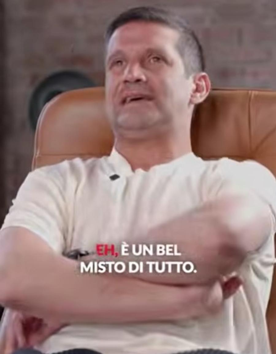 Cristi Chivu, în dialog cu Ivan Zazzaroni, directorul Corriere dello Sport / Foto: Captură YouTube Noi mărturii ale lui Chivu despre primul eșec dureros la Inter: „ZERO! Pentru mine, lucrul cel mai important e...”