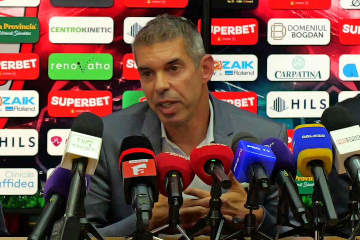 Ce nu s-a văzut la TV la prezentarea lui Nuno Campos la Dinamo » Ce staff va avea lusitanul și cine l-a însoțit în sala de conferințe