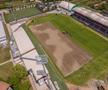 Au început lucrările de modernizare a terenului central al stadionului din Miercurea Ciuc. Foto: Facebook Csíkszereda
