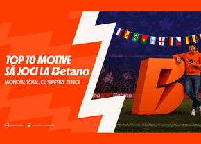 Ofertă totală pe Betano: Top 10 motive să joci la turneul final din 2026!