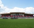 Au început lucrările de modernizare a terenului central al stadionului din Miercurea Ciuc. Foto: Facebook Csíkszereda