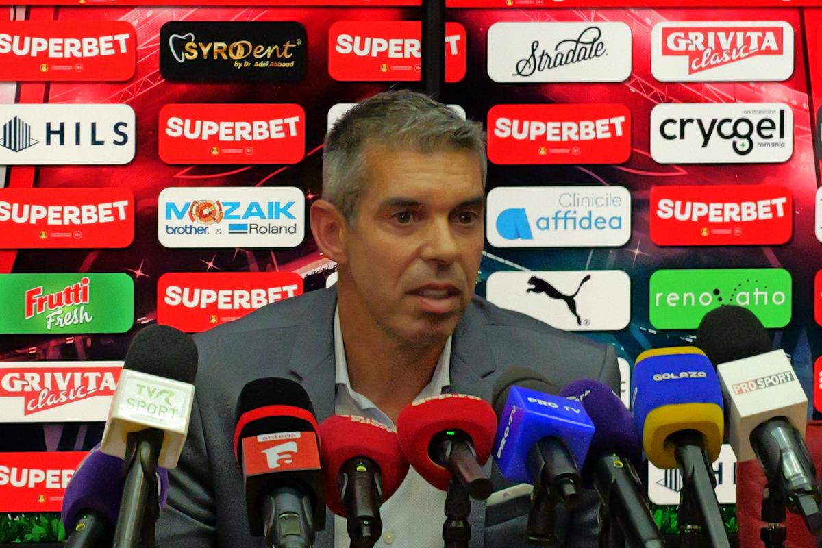 Ce nu s-a văzut la TV la prezentarea lui Nuno Campos la Dinamo » Ce staff va avea lusitanul și cine l-a însoțit în sala de conferințe