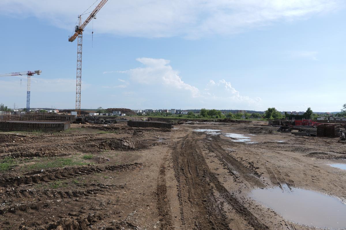 Se construiește stadionul viitorului în România » Va funcționa exclusiv cu energie regenerabilă: GSP a vizitat șantierul unde se muncește la 30 de grade!