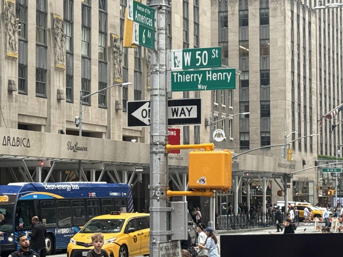 Thierry Henry a primit o stradă cu numele său în New York