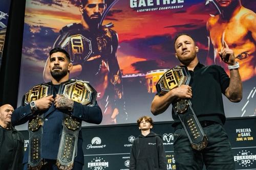 Ilia Topuria și Justin Gaethje // foto: Instagram UFC