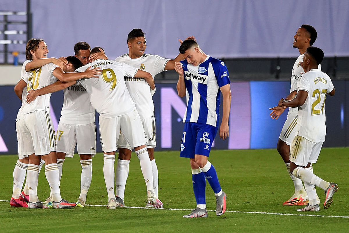 REAL MADRID - ALAVES 2-0. Încă o victorie mare pentru Real Madrid și echipa lui Zidane e la 3 pași de titlu în La Liga! Cum arată clasamentul