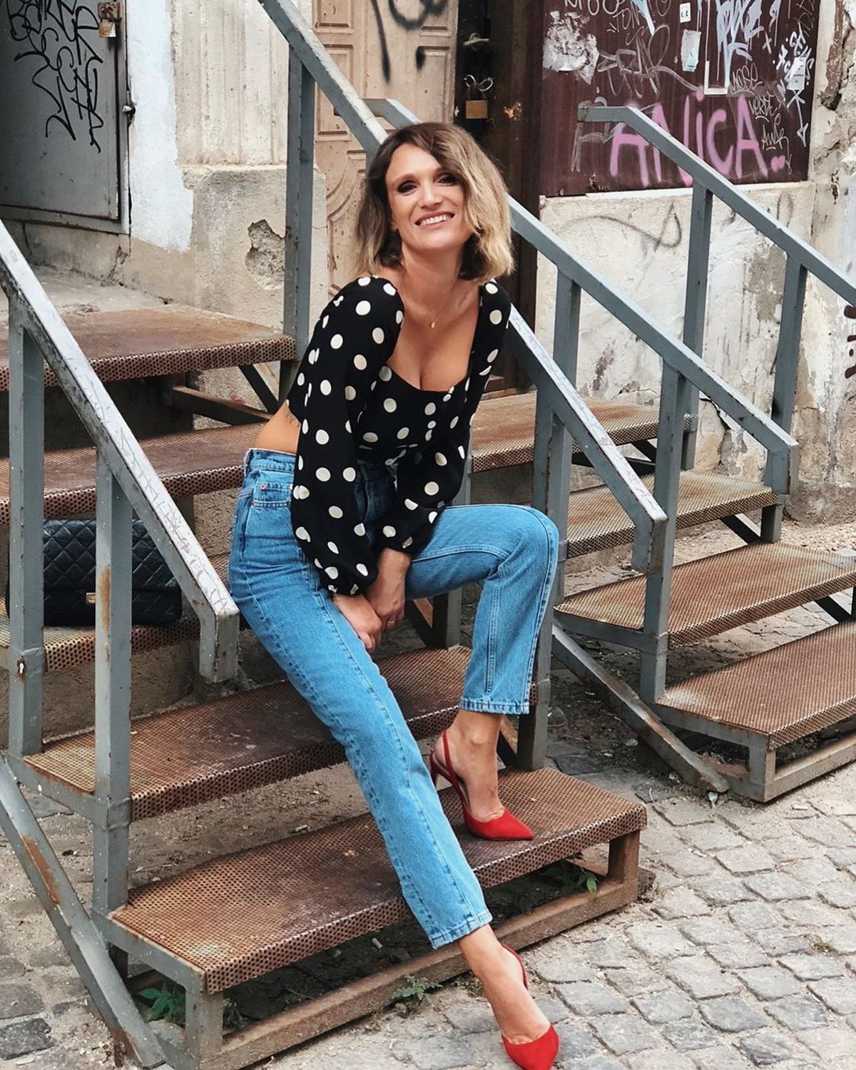 GALERIE FOTO Carmen Negoiță, în costum de baie la munte! Apariție hot a soției fostului finanțator de la Dinamo