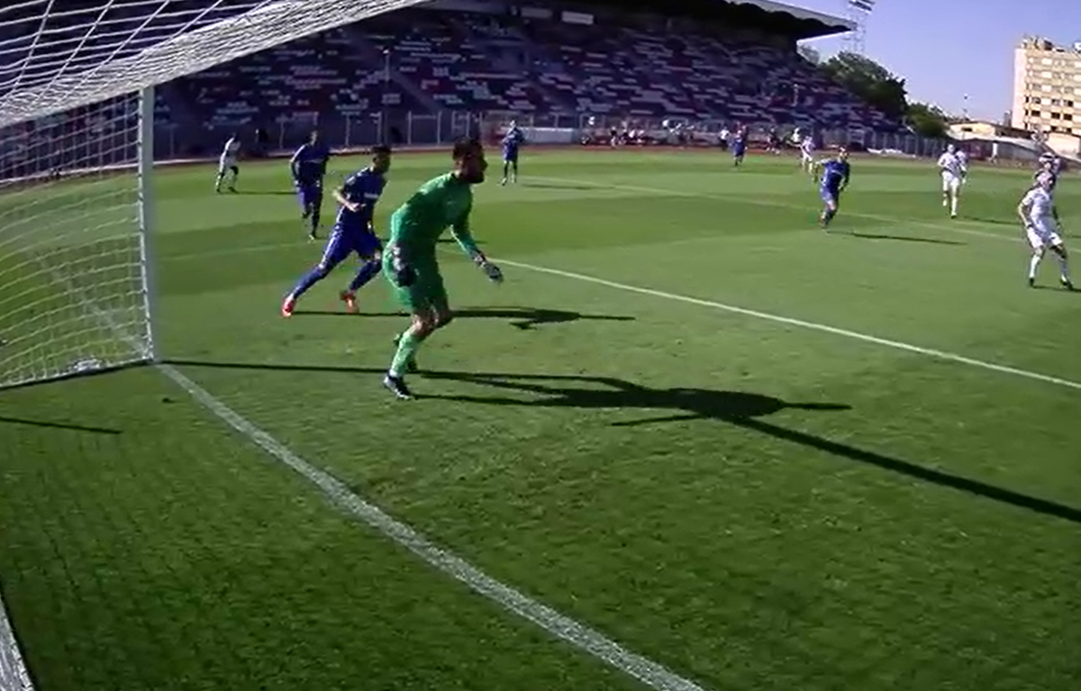 HERMANNSTADT - VOLUNTARI. FOTO Fază controversată la Sibiu: gazdele au sărbătorit golul, dar scorul a rămas 0-0
