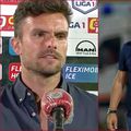 Ruben Albes (dreapta) și Mihai Teja (stânga) au tras concluziile după meciul Hermannstadt - FC Voluntari 2-1