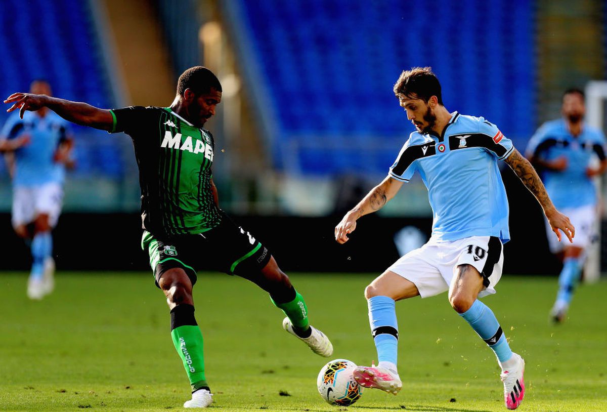 Lazio - Sassuolo 1-2.