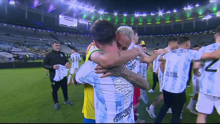 Moment impresionant cu Messi și Neymar, după finala Copa America: „Direct în istoria fotbalului”