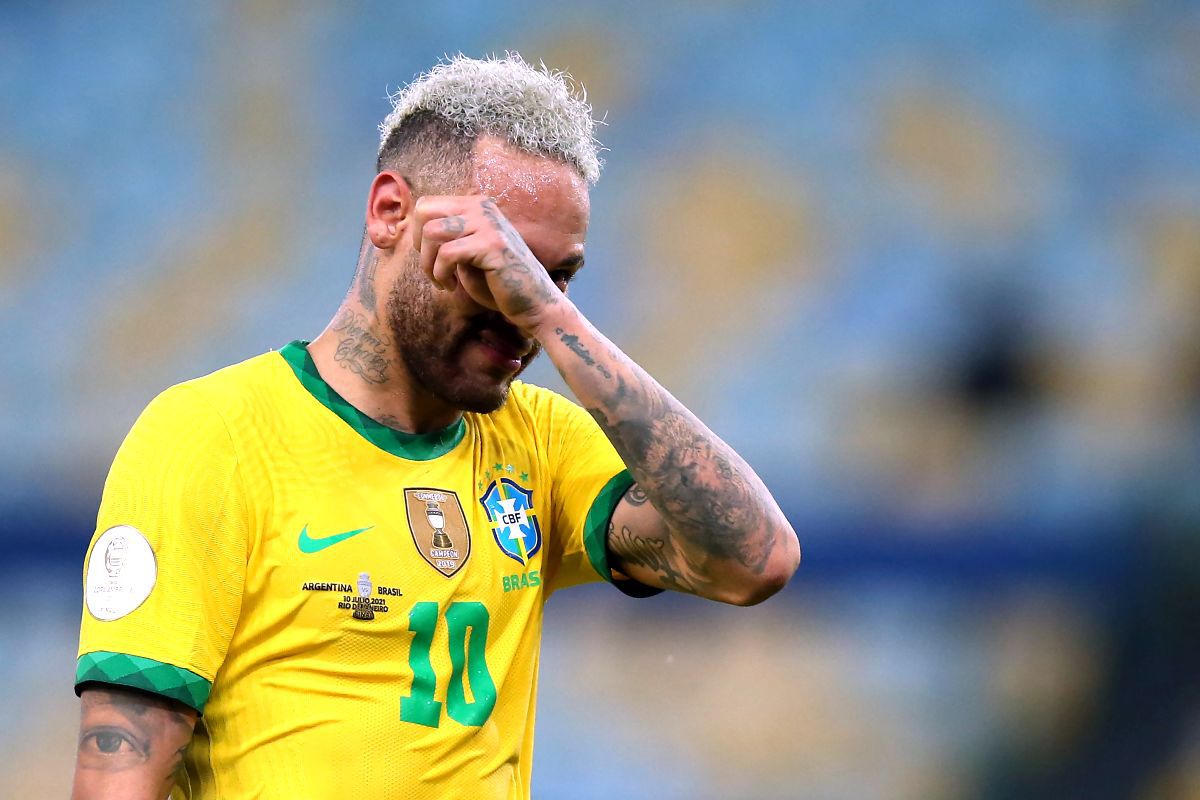 Imagini sfâșietoare cu Neymar, după eșecul din finala Copa America: brazilianul a plâns în hohote