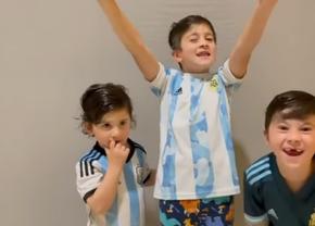 Copiii lui Messi, show după succesul Argentinei din Copa America! Videoclip viral postat de soția fotbalistului