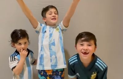 Copiii lui Messi, show după succesul Argentinei din Copa America! Videoclip viral postat de soția fotbalistului