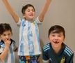 Copiii lui Messi au sărbătorit succesul Argentinei