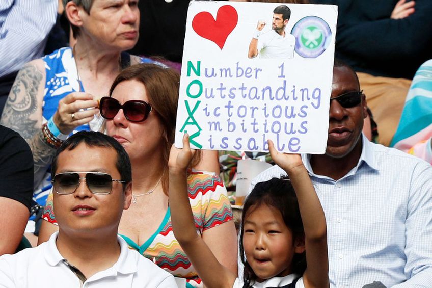 Mesaj de susținere pentru Novak Djokovic // foto: Twitter @ ATP Tour