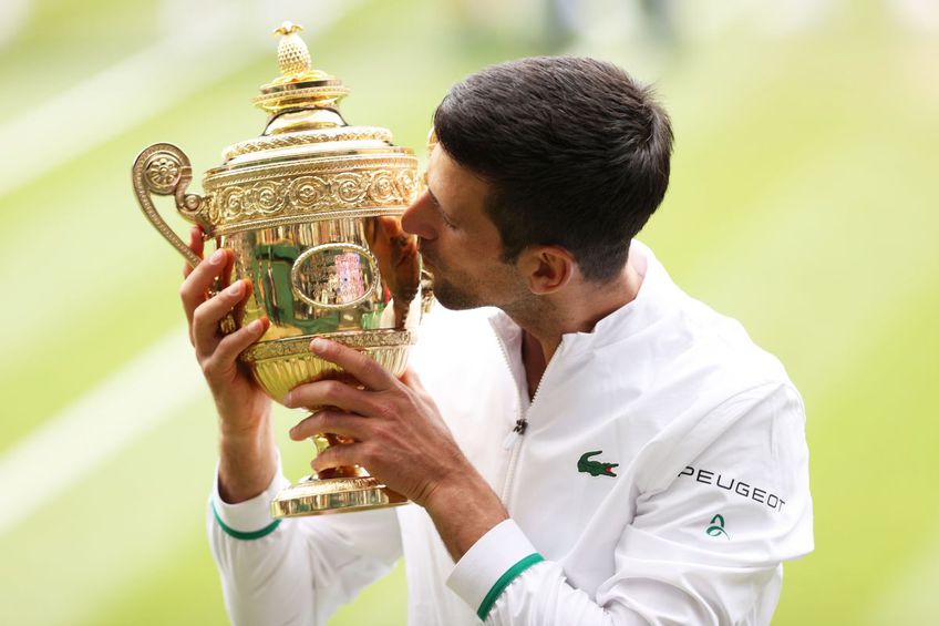 Novak Djokovic - Matteo Berrettini, în finala masculină la Wimbledon 2021 // FOTO: Guliver/GettyImages