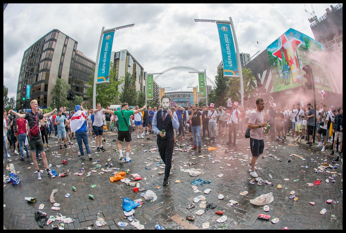 Italia - Anglia. Haos la finala Euro 2020! Lupte între stewarzi și suporteri