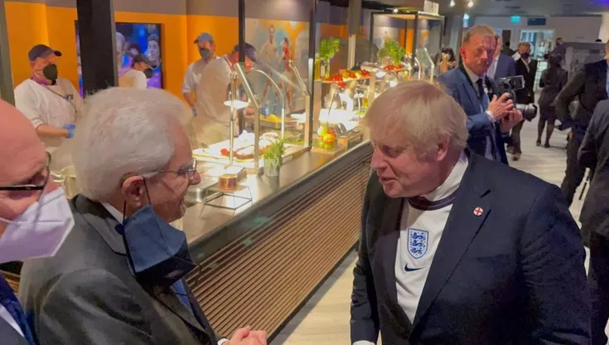 FOTO Boris Johnson la finala EURO 2020