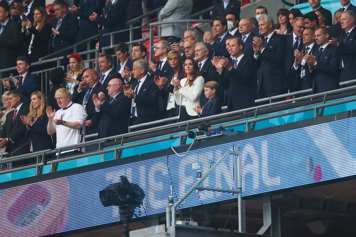 FOTO Boris Johnson la finala EURO 2020