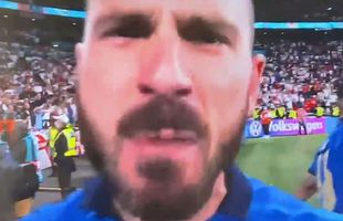 Leonardo Bonucci s-a repezit la cel mai apropiat cameraman după finala EURO » Videoclipul care s-a viralizat rapid