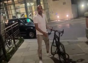 Sperietura de la miezul nopții » Guardiola, urmărit pe bicicletă prin Manchester