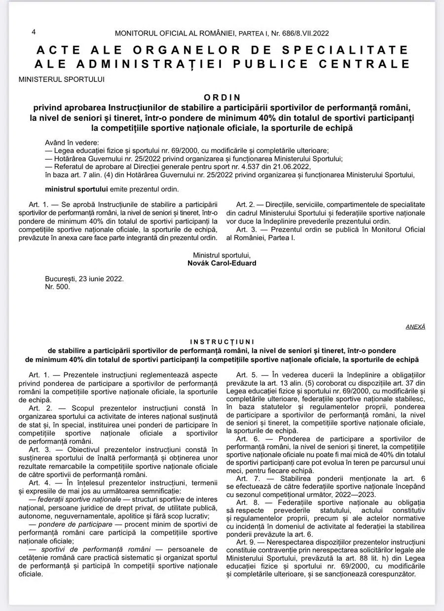 Răzvan Burleanu și Eduard Novak, discuții pe tema ordonanței buclucașe: „Am fi avut 4 echipe cu probleme!”