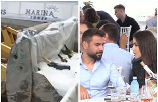 Adrian Mutu, prezent la cea mai stranie petrecere din Mamaia: pe șantier, în cort, cu băutura în roabă și excavator