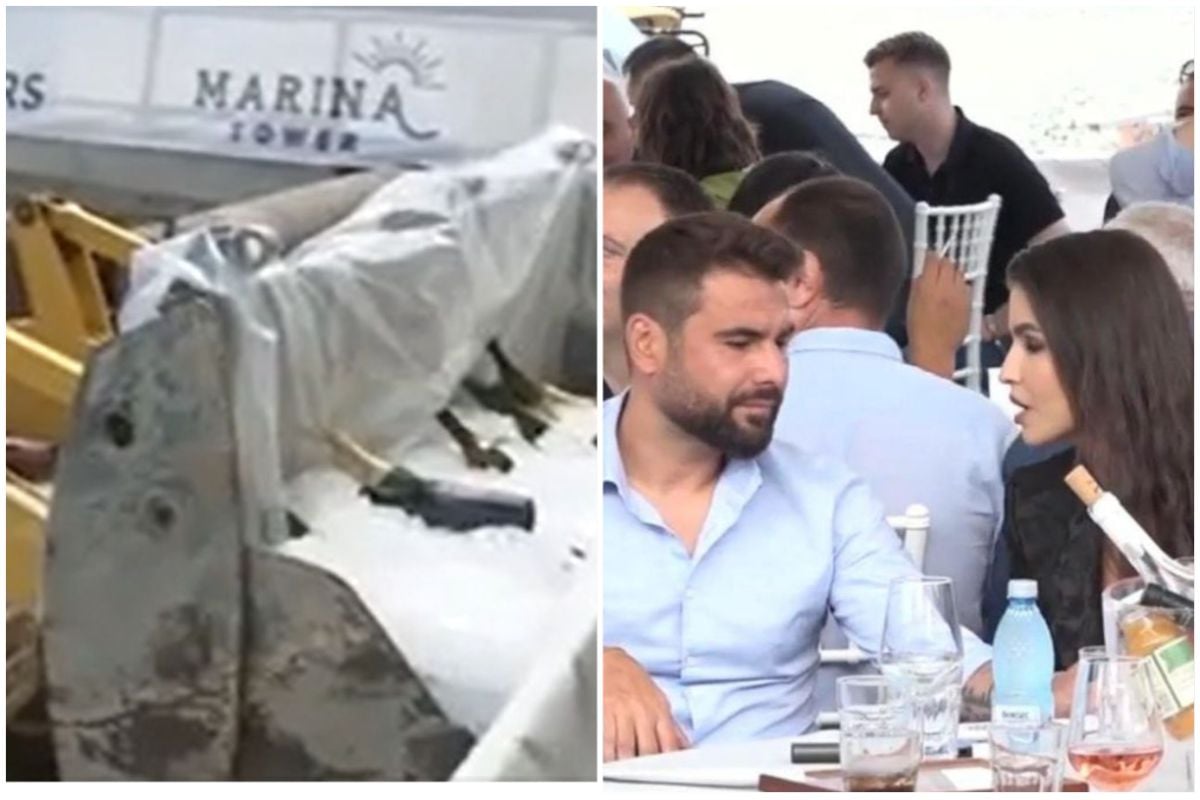 Adrian Mutu, prezent la cea mai stranie petrecere din Mamaia: pe șantier, în cort, cu băutura în roabă și excavator