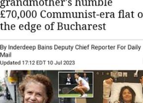 Daily Mail: „Emma Răducanu a mers să se recupereze în blocul gri din epoca comunistă a României” » Bunica recunoaște vizita: „A vrut să mănânce ciorbă”