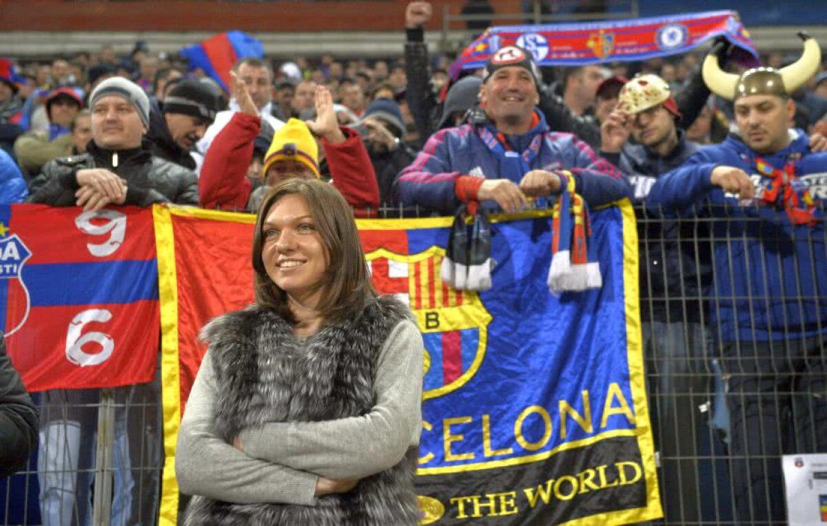 Imagini senzaționale de la ultimul FCSB - Dinamo jucat în Ghencea » Scenografii de senzație și ipostaze unice cu Halep, Mihai Stoica și arbitrul Alexandru Tudor